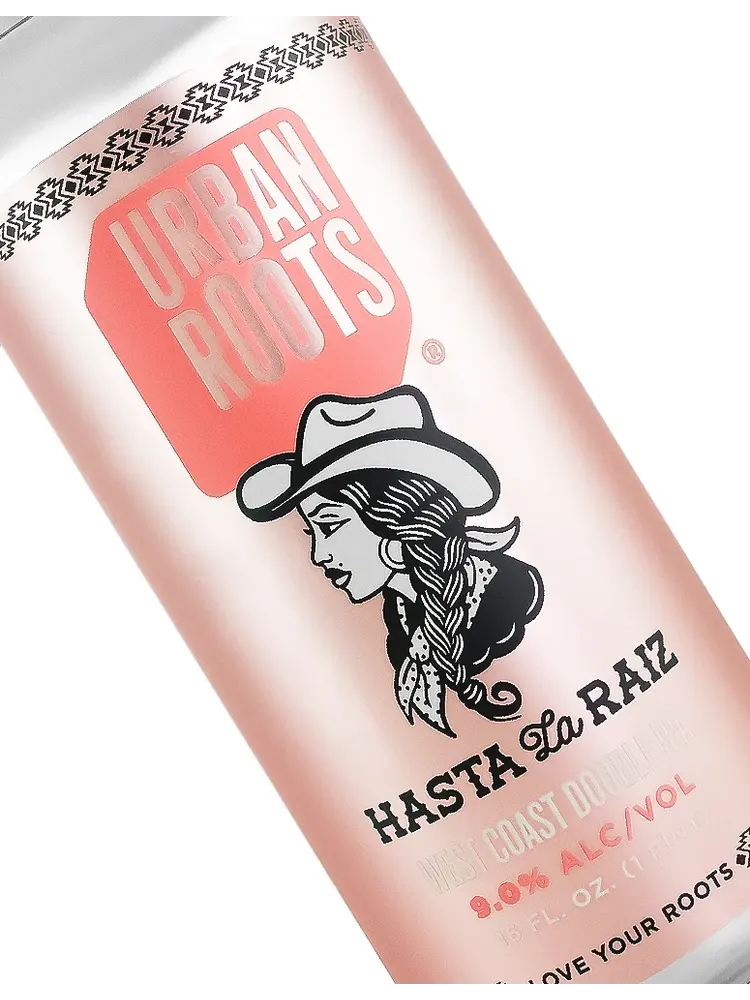 Urban Roots "Hasta La Raiz" West Coast Double IPA 16oz Can - Sacramento, CA