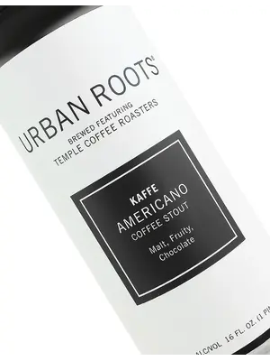 Urban Roots/Temple Coffee Roasters "Kaffe Americano" Coffee Stout 16oz Can - Sacramento, CA
