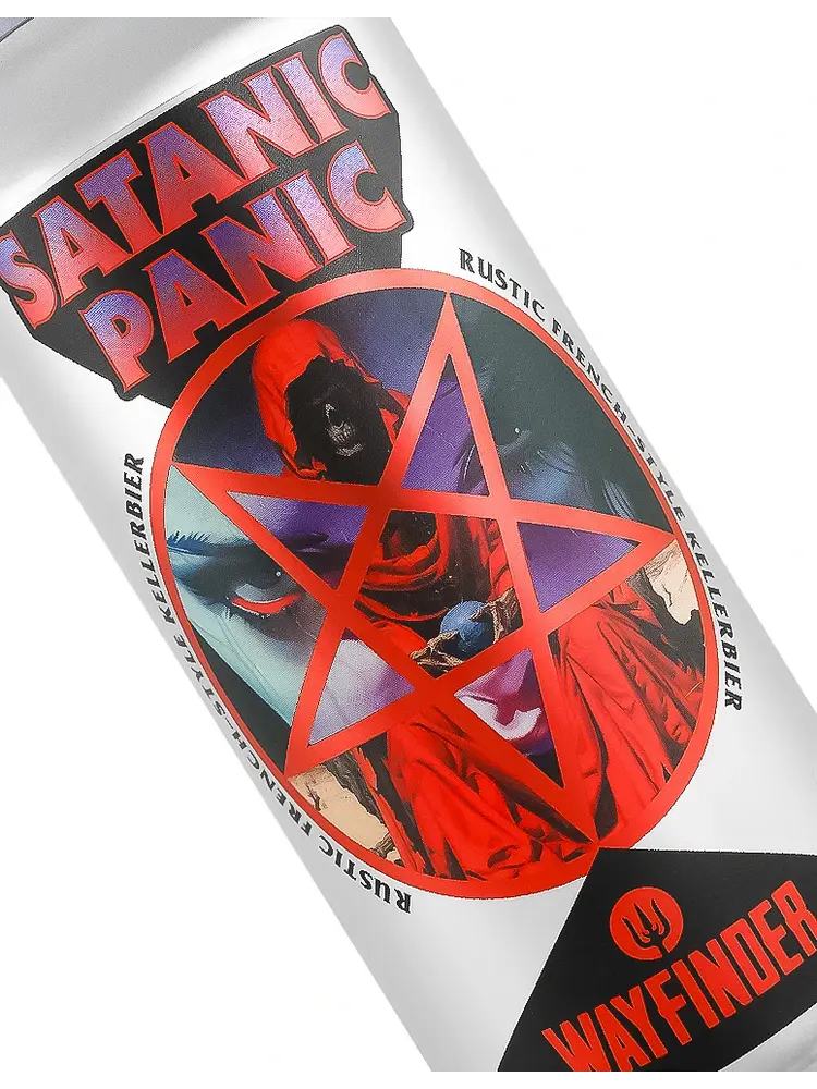 Wayfinder Beer "Satanic Panic" Rustic French-Style Kellerbier 16oz Can - Portland, OR
