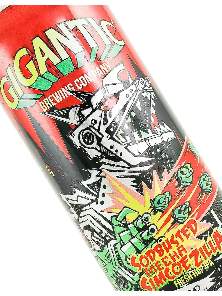 Gigantic Brewing "Sodbusted Mecha Simcoezilla" Fresh Hop IPA 16oz Can - Portland, OR