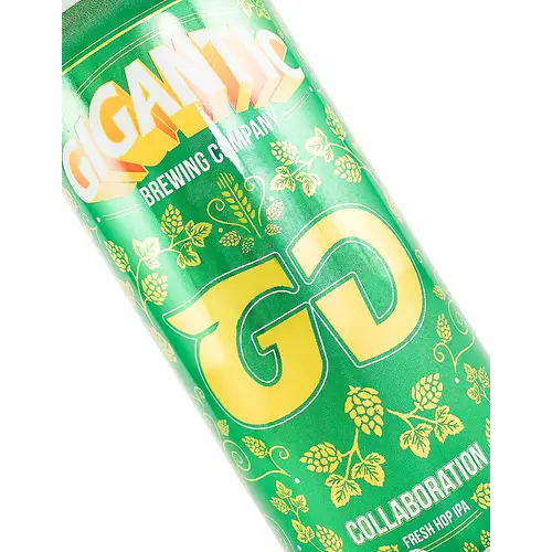 Gigantic Brewing/Georgetown Brewing "Collaboration" Fresh Hop IPA 16oz Can - Portland, OR