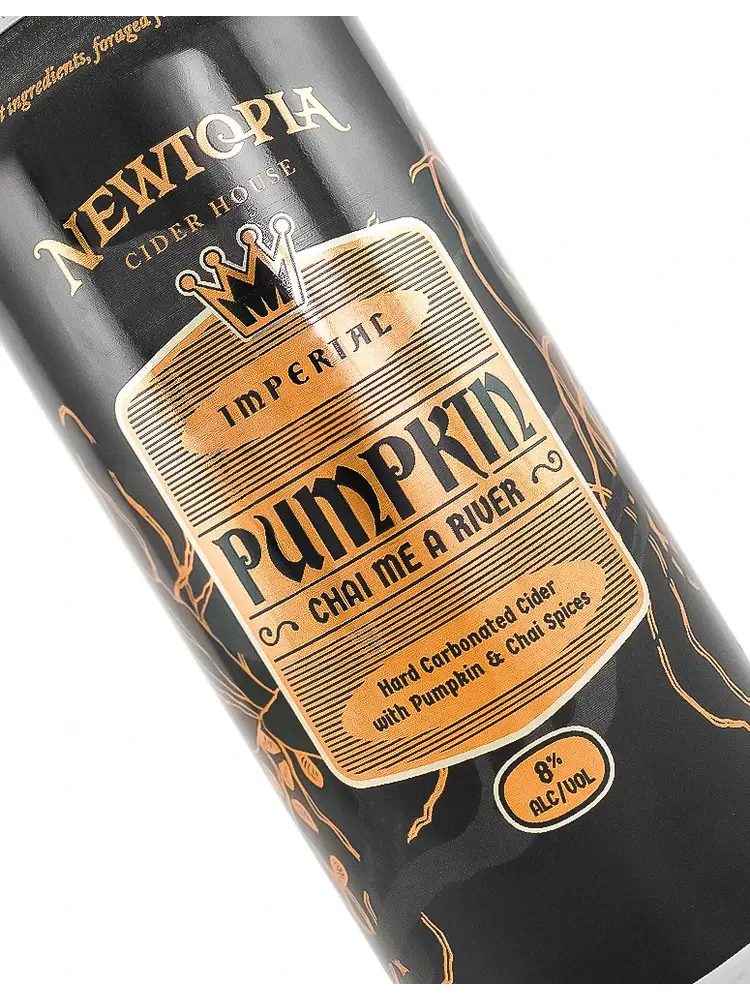 Newtopia Cider House "Pumpkin Chai Me A River" Cider 16oz Can - San Diego, CA