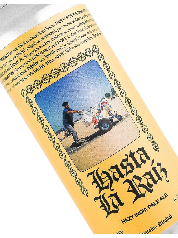 Highland Park Brewery "Hasta La Raiz" Hazy India Pale Ale 16oz Can - Los Angeles, CA
