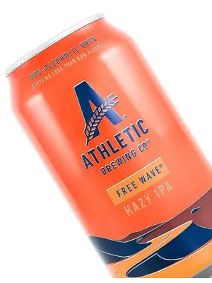 Athletic Brewing "Free Wave" Hazy IPA 12oz Can - San Diego, CA