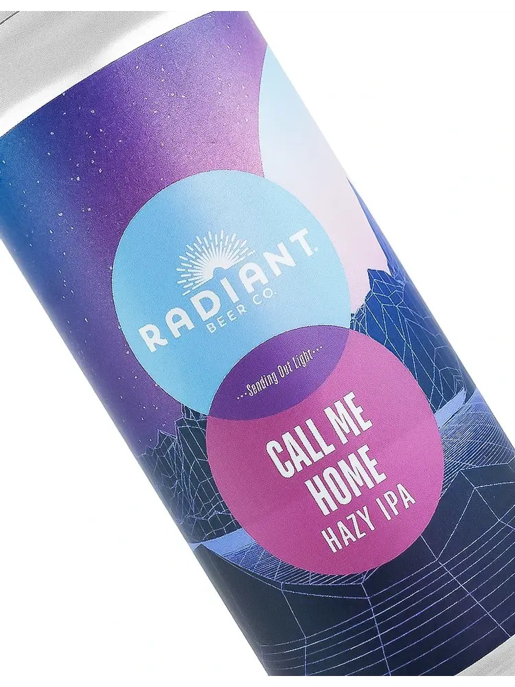 Radiant Beer "Call Me Home" Hazy IPA 16oz Can - Anaheim, CA