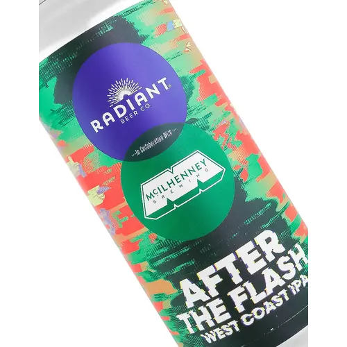 Radiant Beer/McIlhenney Brewing "After The Flash" West Coast IPA 16oz Can - Anaheim, CA Radiant Beer/McIlhenney Brewing "After The Flash" West Coast IPA 16oz Can - Anaheim, CA