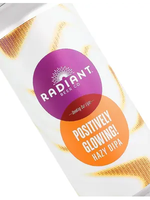 Radiant Beer "Positively Glowing" Hazy DIPA 16oz Can - Anaheim, CA