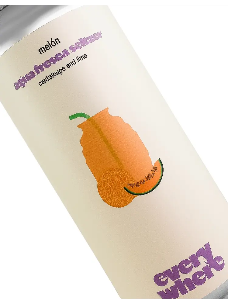Everywhere Beer "Melon" Agua Fresca Seltzer 16oz Can - Orange, CA