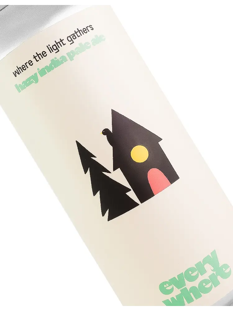 Everywhere Beer "Where The Light Gathers" Hazy India Pale Ale 16oz Can - Orange, CA