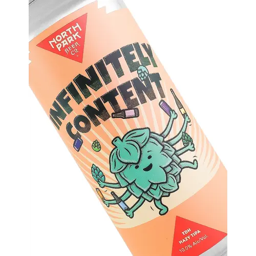 North Park Beer "Infinitely Content" TDH Hazy TIPA 16oz Can - San Diego, CA North Park Beer "Infinitely Content" TDH Hazy TIPA 16oz Can - San Diego, CA
