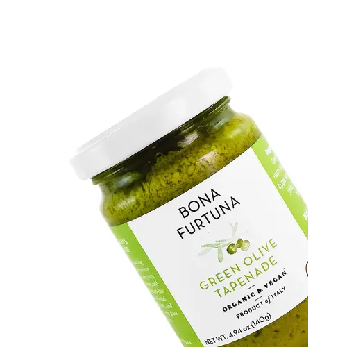 Bona Furtuna "Green Olive" Tapenade 4.94oz Jar, Italy Bona Furtuna "Green Olive" Tapenade 4.94oz Jar, Italy