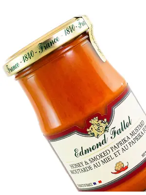 Edmond Fallot Honey & Smoked Paprika Mustard 7.4oz Jar, France