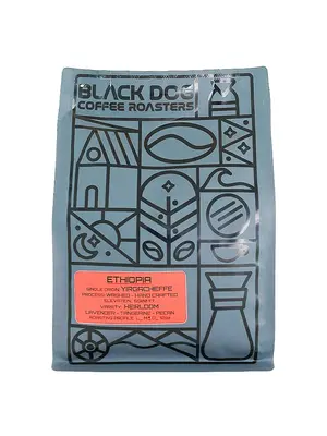 Black Dog Coffee Roasters"The  Ethiopian" Whole Bean Coffee 12oz Bag, Signal Hill, California