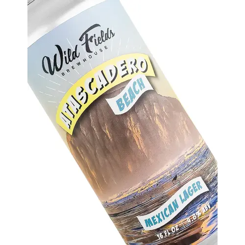 Wild Fields Brewhouse "Atascadero Beach" Mexican Lager 16oz Can- Atascadero, CA