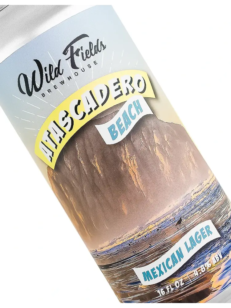 Wild Fields Brewhouse "Atascadero Beach" Mexican Lager 16oz Can- Atascadero, CA