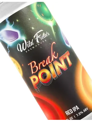 Wild Fields Brewhouse "Break Point" Red IPA 16oz Can - Atascadero, CA