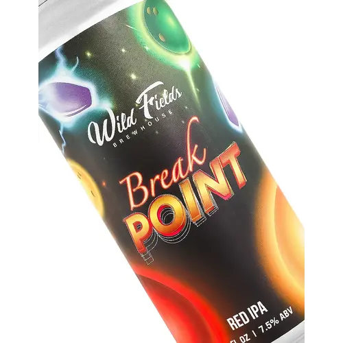 Wild Fields Brewhouse "Break Point" Red IPA 16oz Can - Atascadero, CA Wild Fields Brewhouse "Break Point" Red IPA 16oz Can - Atascadero, CA