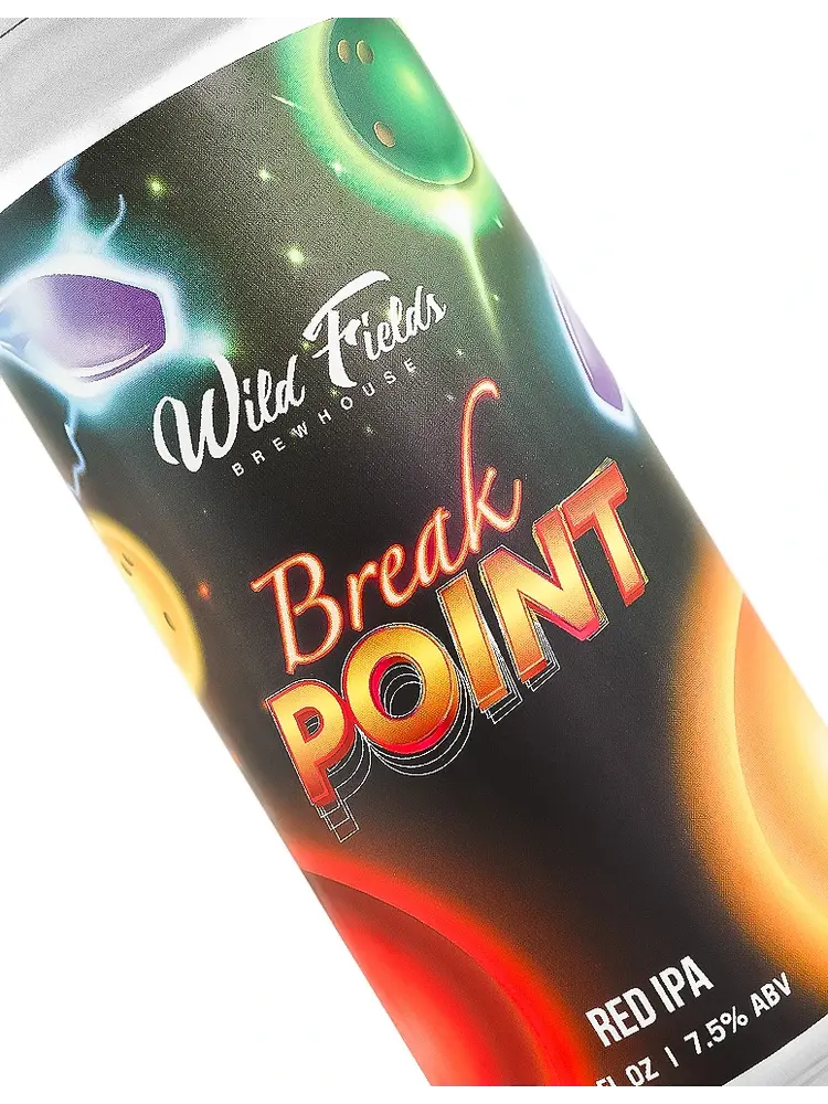 Wild Fields Brewhouse "Break Point" Red IPA 16oz Can - Atascadero, CA