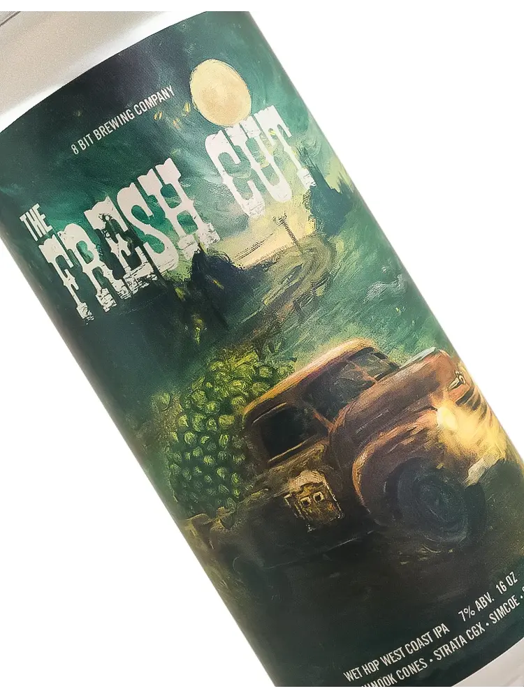 8 Bit Brewing "The Fresh Cut" Wet Hop West Coast IPA 16oz Can - Murrieta, CA