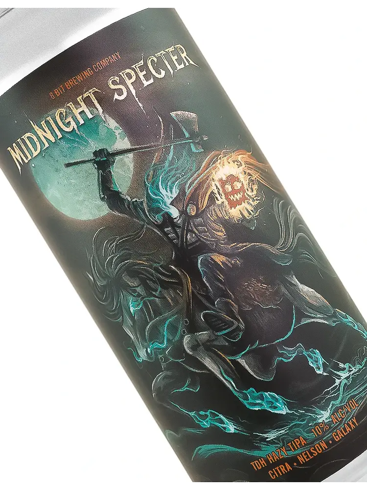 8 Bit Brewing "Midnight Specter" TDH Hazy TIPA 16oz Can - Murrieta, CA