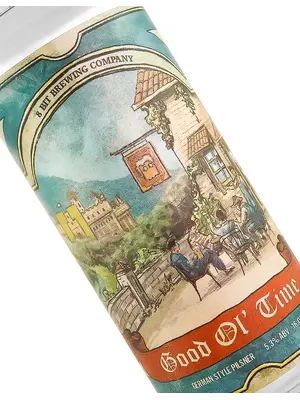 8 Bit Brewing "Good Ol' Time" German Style Pilsner 16oz Can - Murrieta, CA