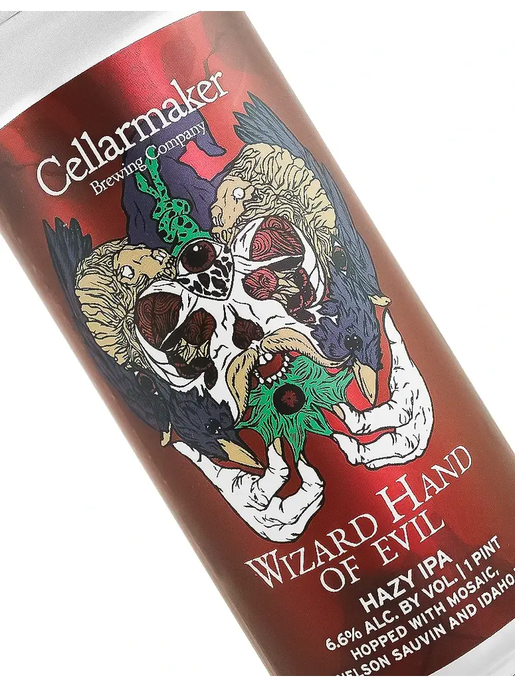 Cellarmaker Brewing "Wizard Hand Of Evil" Hazy IPA 16oz Can - Oakland, CA