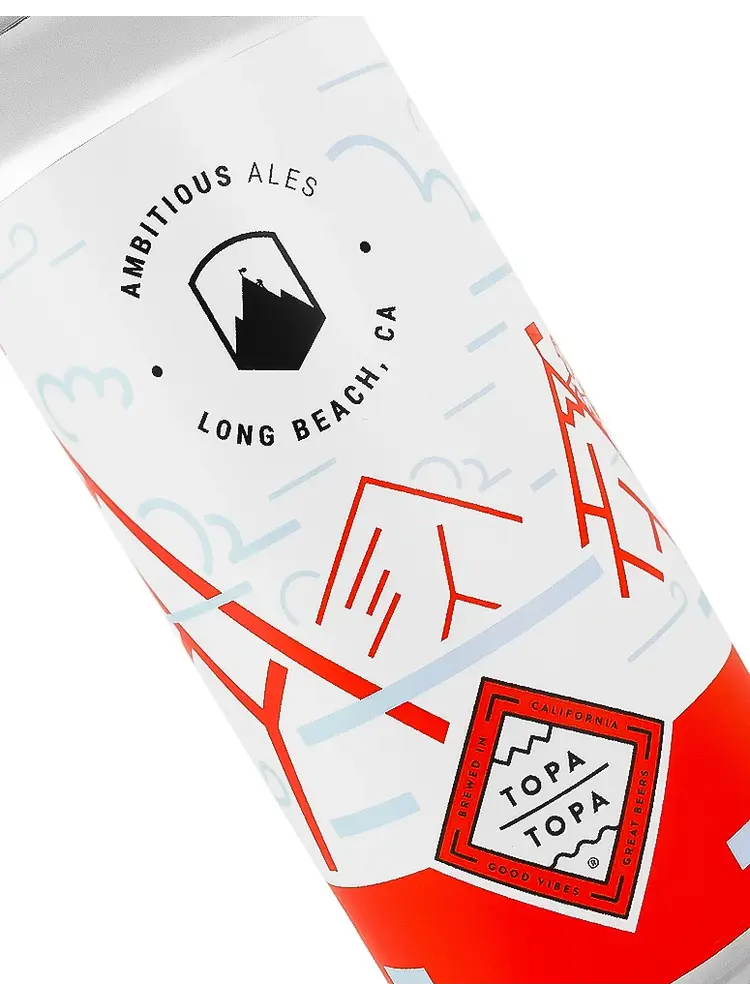 Ambitious Ales/Topa Topa "See You At The Top" West Coast IPA 16oz Can - Long Beach, CA