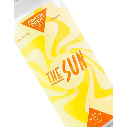 North Park Beer/Omnipollo "The Sun" TDH Hazy Quad IPA 16oz Can - San Diego, CA