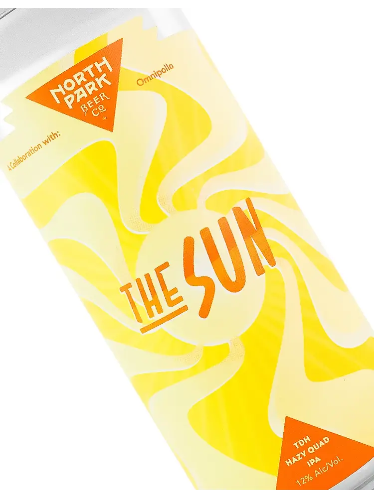 North Park Beer/Omnipollo "The Sun" TDH Hazy Quad IPA 16oz Can - San Diego, CA