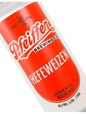 Pfeiffer Brewing "Hefeweizen" German-Style Wheat Ale 16oz Can - Anaheim, CA