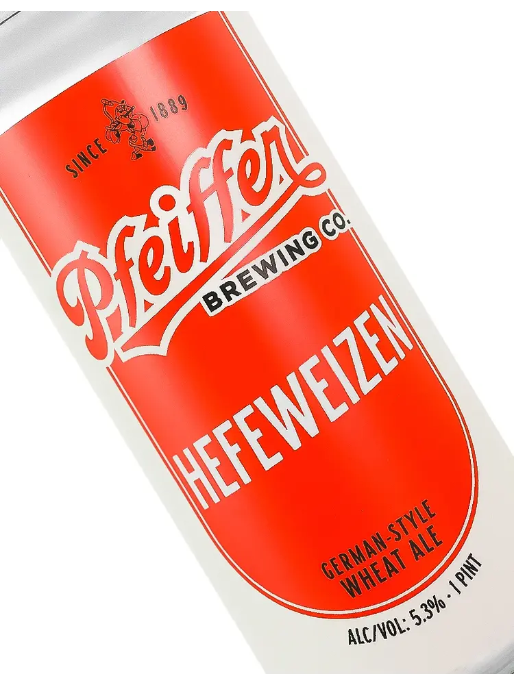 Pfeiffer Brewing "Hefeweizen" German-Style Wheat Ale 16oz Can - Anaheim, CA