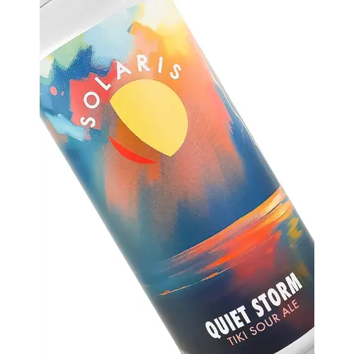Solaris Beer "Quiet Storm" Tiki Sour Ale 16oz Can - Murrieta, CA Solaris Beer "Quiet Storm" Tiki Sour Ale 16oz Can - Murrieta, CA