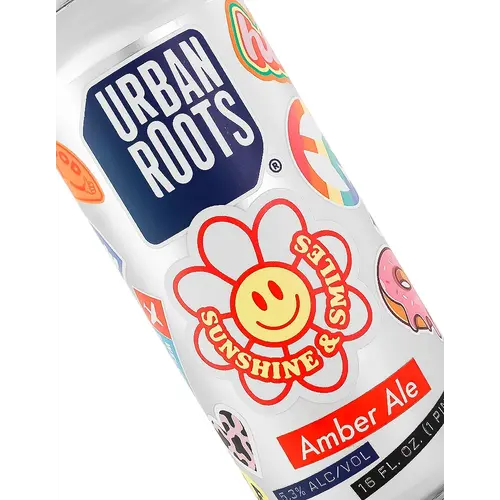 Urban Roots Brewing "Sunshine & Smiles" Amber Ale 16oz Can - Sacramento, CA Urban Roots Brewing "Sunshine & Smiles" Amber Ale 16oz Can - Sacramento, CA