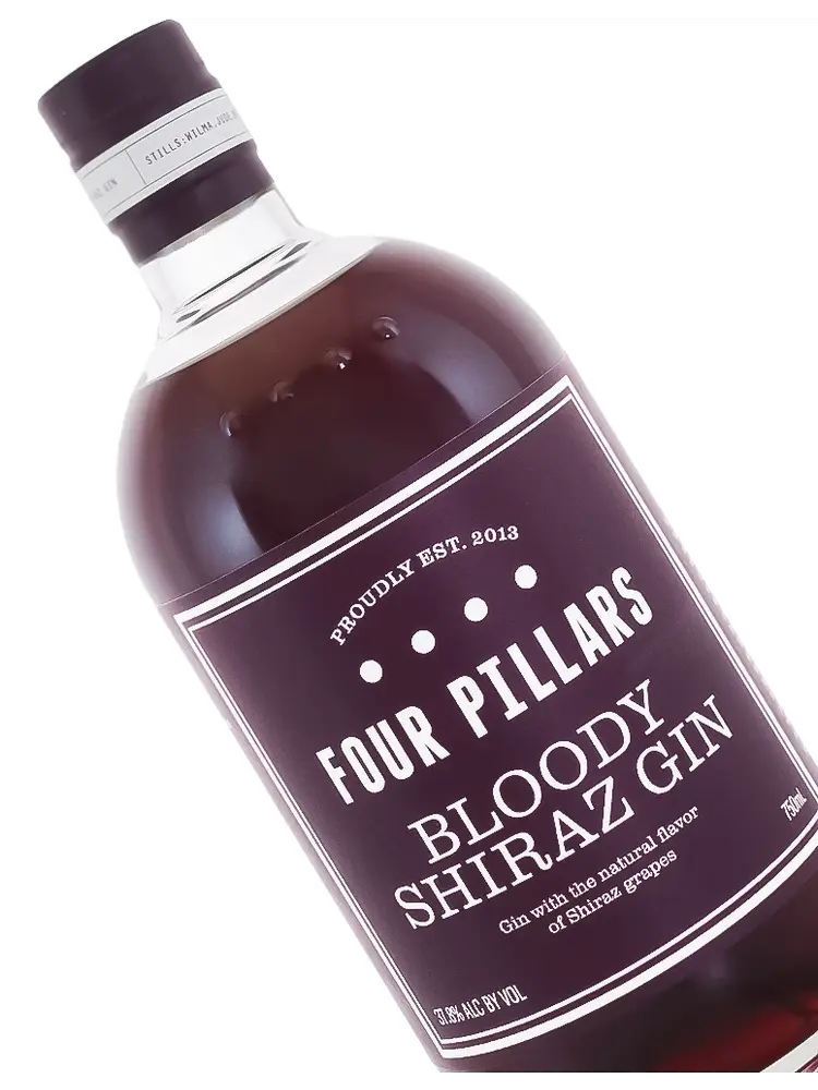 Four Pillars "Bloody Shiraz" Gin with The Natural Flavor of Shiraz Grapes, Australia