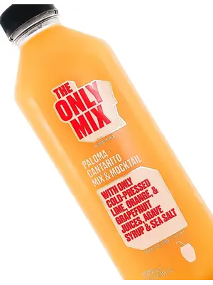 The Only Mix "Paloma Cantarito" Mix & Mocktail Cold-Pressed Lime, Orange, Grapefruit Juices, Agave Syrup & Sea Salt 32oz Bottle, Los Angeles, California
