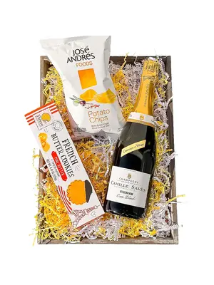 "A Champagne Celebration" Camille Saves Brut Gift Basket