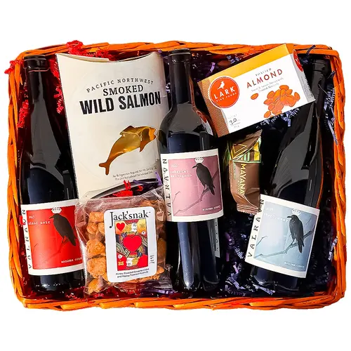 "Sonoma Adventure" Valravn 3 bottle Gift Basket