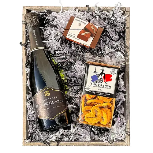 "Bernard Gaucher" Champagne Gift Basket