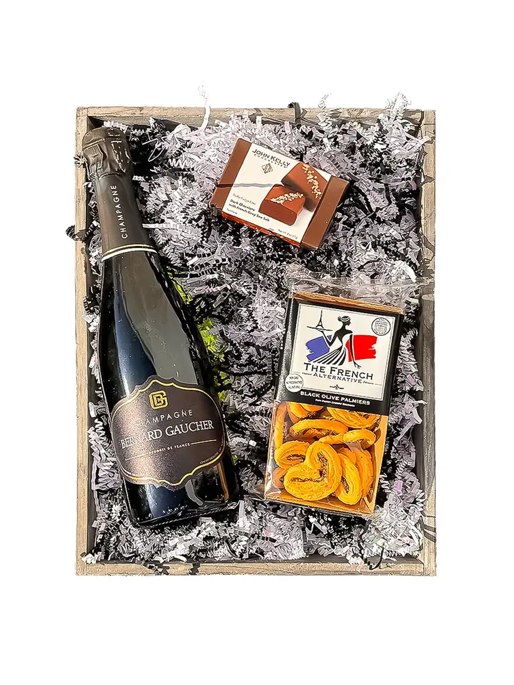 "Bernard Gaucher" Champagne Gift Basket