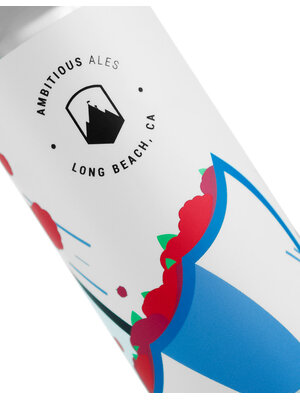 Ambitious Ales "Berry Shower" Sour Blonde Ale 16oz Can - Long Beach, CA Ambitious Ales "Berry Shower" Sour Blonde Ale 16oz Can - Long Beach, CA