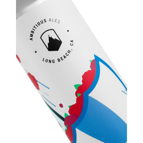 Ambitious Ales "Berry Shower" Sour Blonde Ale 16oz Can - Long Beach, CA Ambitious Ales "Berry Shower" Sour Blonde Ale 16oz Can - Long Beach, CA
