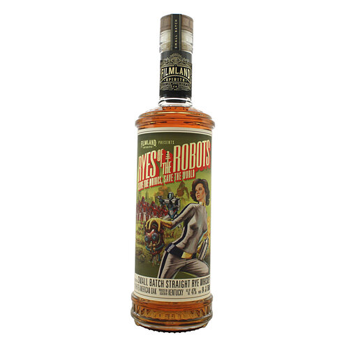 Filmland Spirits "Ryes Of The Robots" Small Batch Straight Rye Whiskey, Los Angeles, California Filmland Spirits "Ryes Of The Robots" Small Batch Straight Rye Whiskey, Los Angeles, California