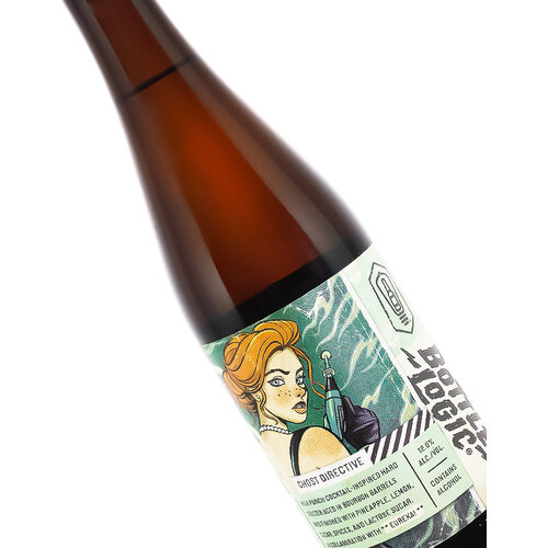 Bottle Logic Brewing/Eureka "Ghost Directive" Milk Punch Cocktail-Inspired Hard Seltzer Aged In Bourbon Barrels 500ml Bottle - Anaheim, CA
