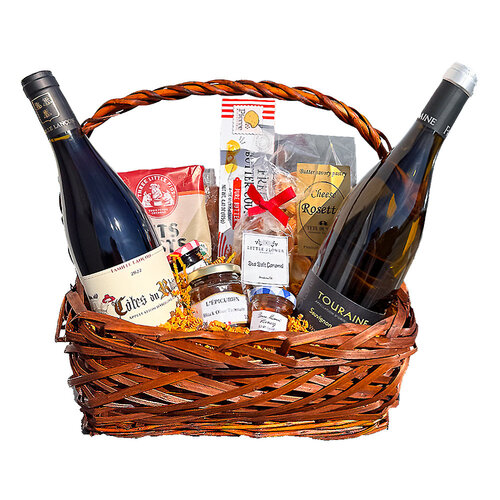 "La Parisienne French Bistro" 2 bottle Gift Basket