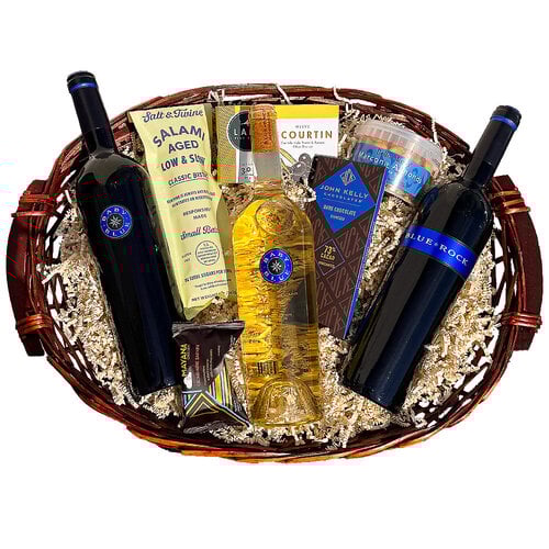 "Wine Country Trio" Blue Rock 3 bottle Gift Basket