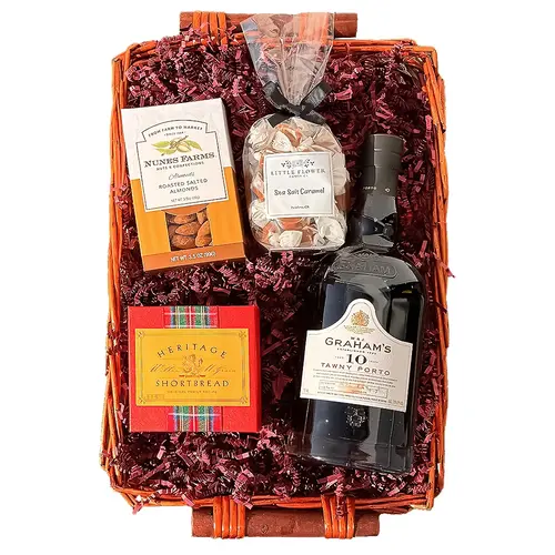 "Graham's 10 Year Old Tawny Port" Gift Basket