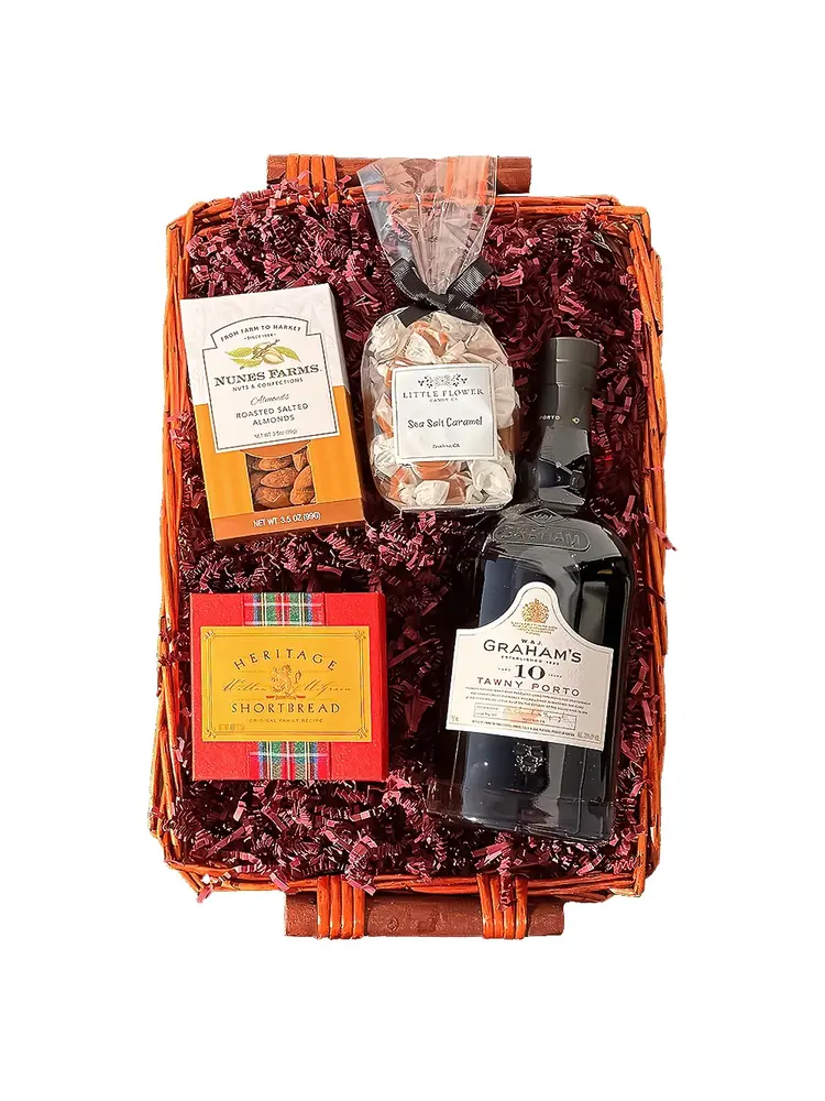 "Graham's 10 Year Old Tawny Port" Gift Basket
