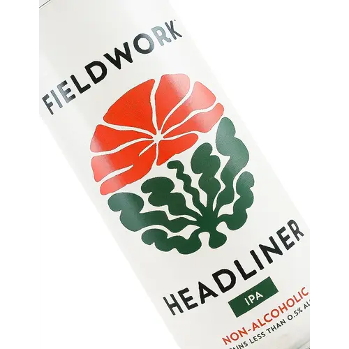 Fieldwork Brewing "Headliner" IPA Non-Alcoholic 16oz Can - San Leandro, CA