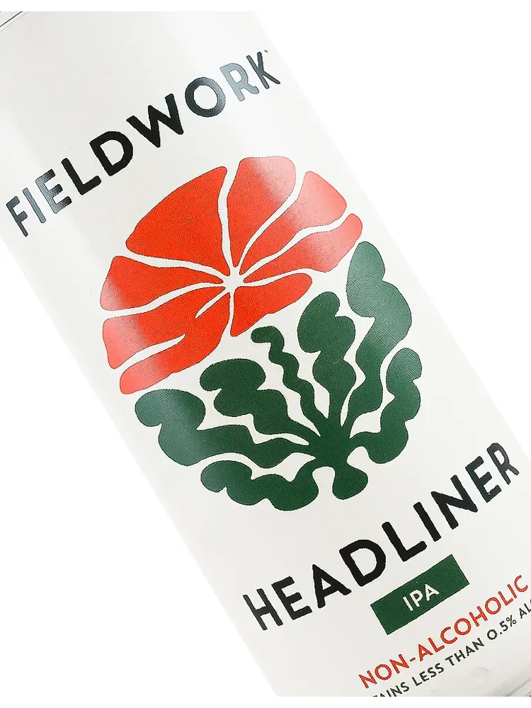Fieldwork Brewing "Headliner" IPA Non-Alcoholic 16oz Can - San Leandro, CA