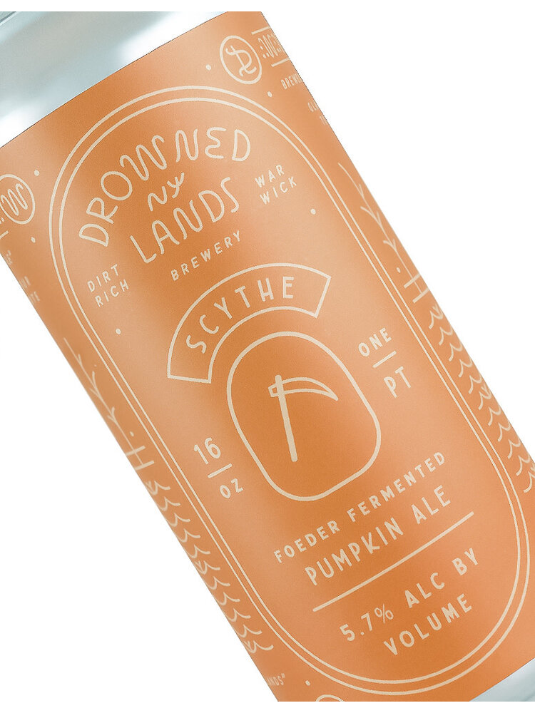 Drowned Lands "Scythe" Foeder Fermented Pumpkin Ale 16oz can - Warwick, NY